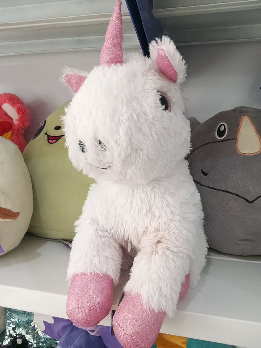 Dan Dee Large Sparkly Plush Unicorn Toy