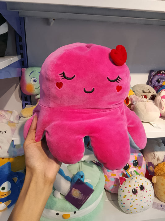 Reversible Octopus Plushie.