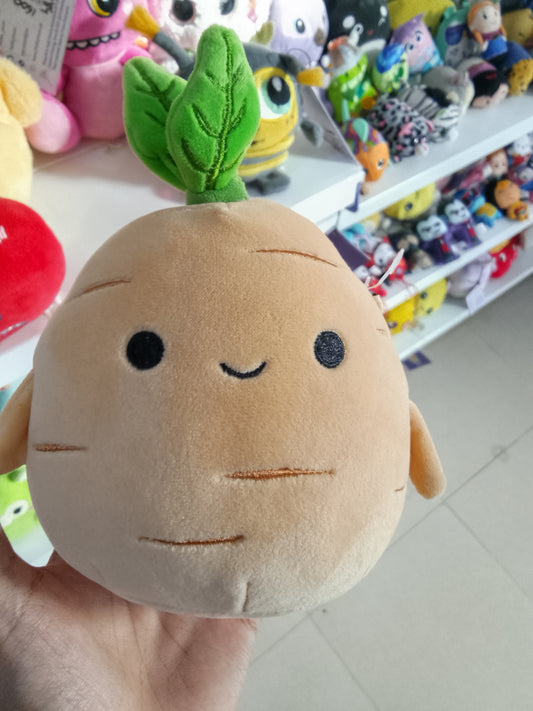 Squishmallows Jyri the Ginseng plush toy.