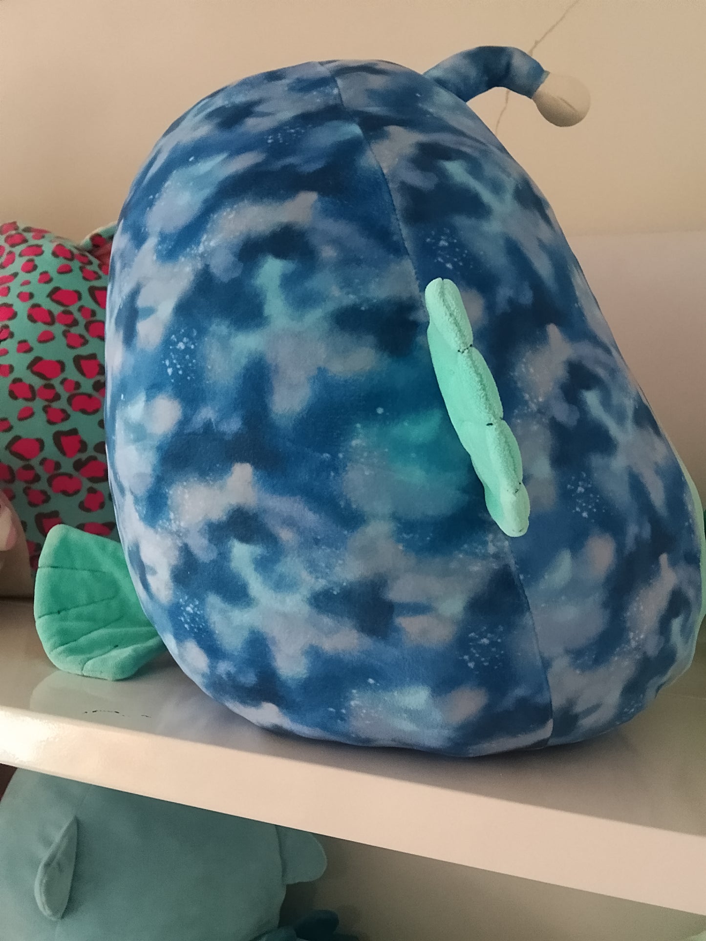 Squishmallows plush toy of Deezo the Anglerfish.