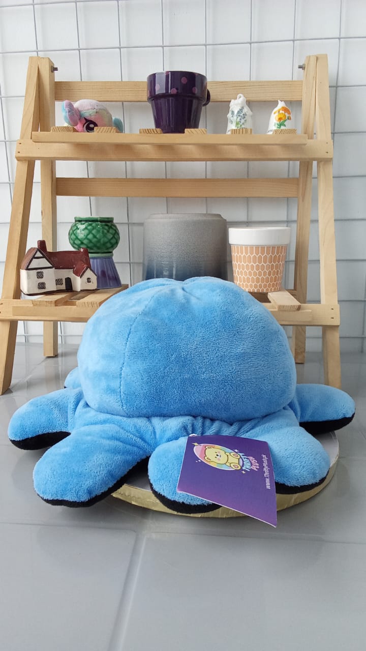Reversible Octopus Plush Toy,