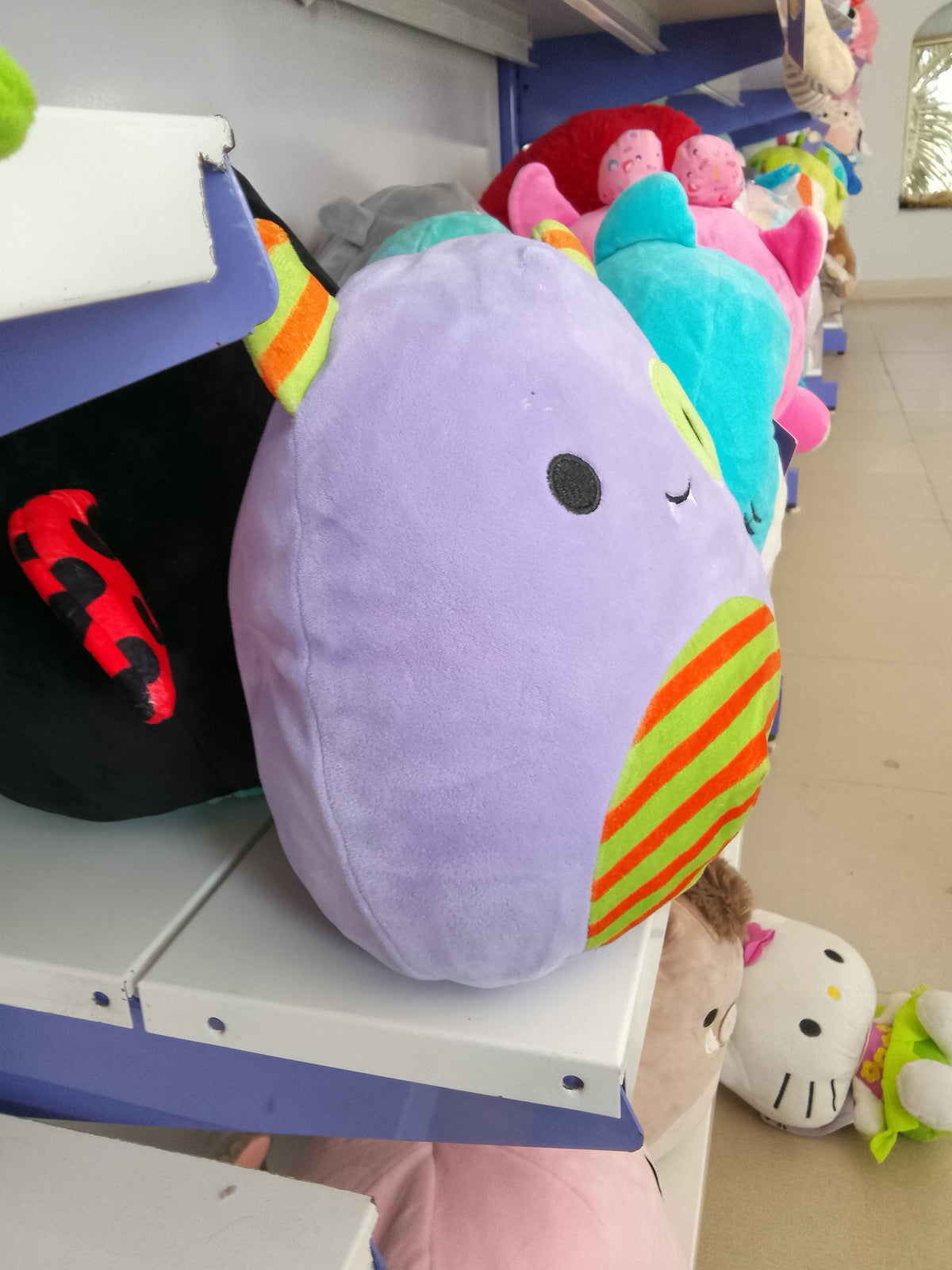 Squishmallows Marvin the Monster Halloween Treat Pail plush toy.