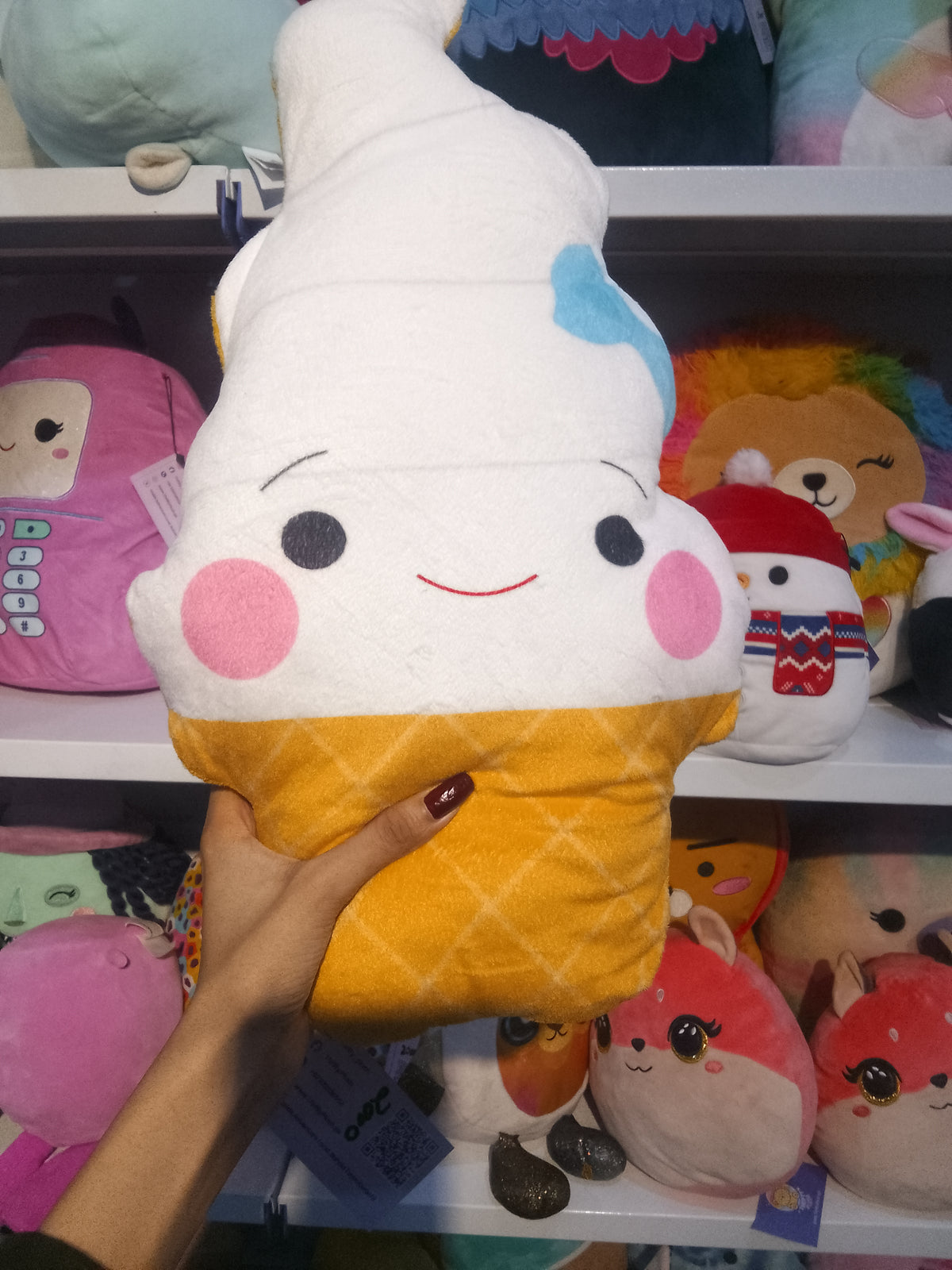 Yum Yum Smoochy Pals Soft Serve Ice Cream Cone Plush