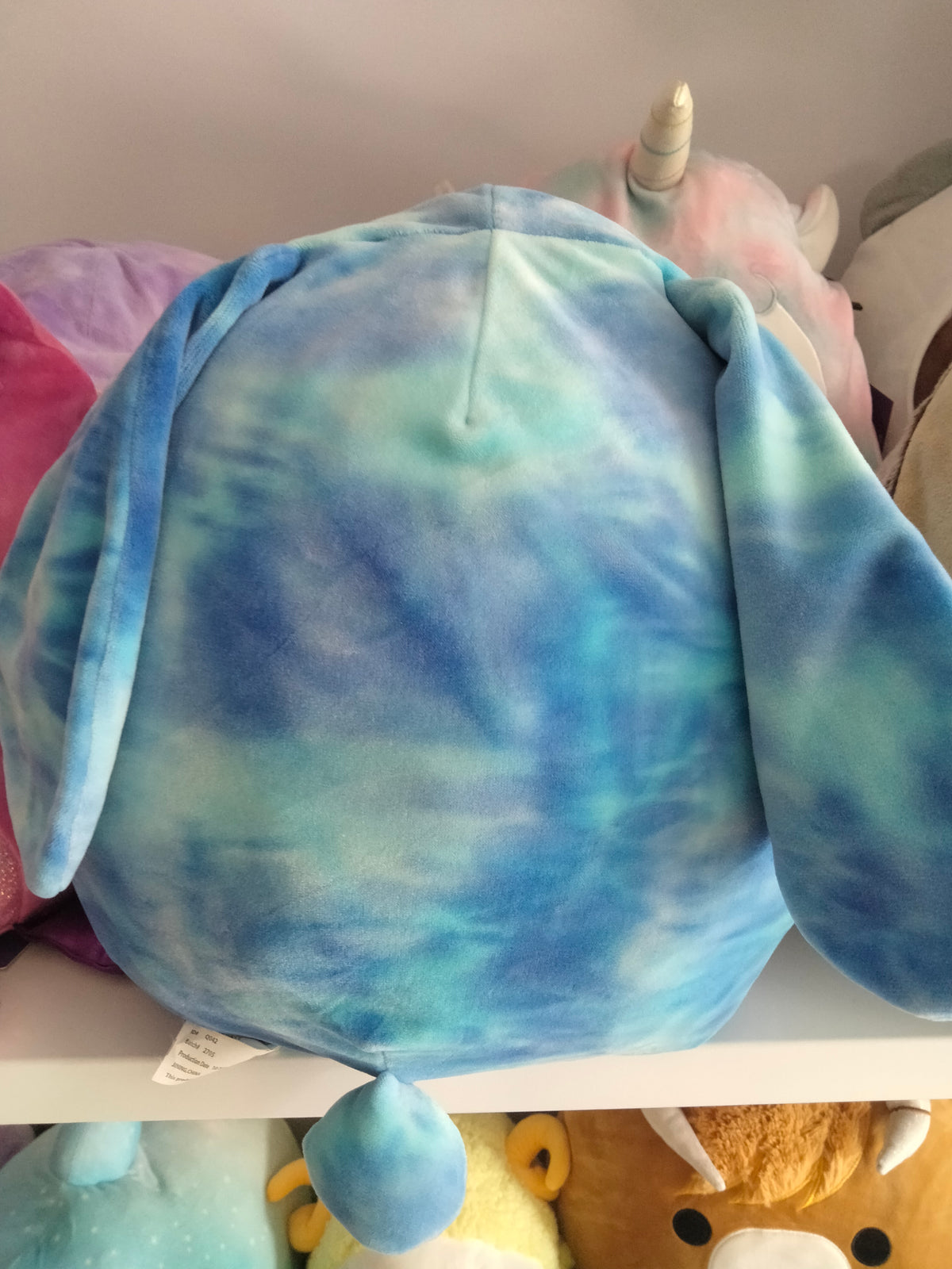 Bobby the Blue Tie-Dye Bunny Squishmallo
