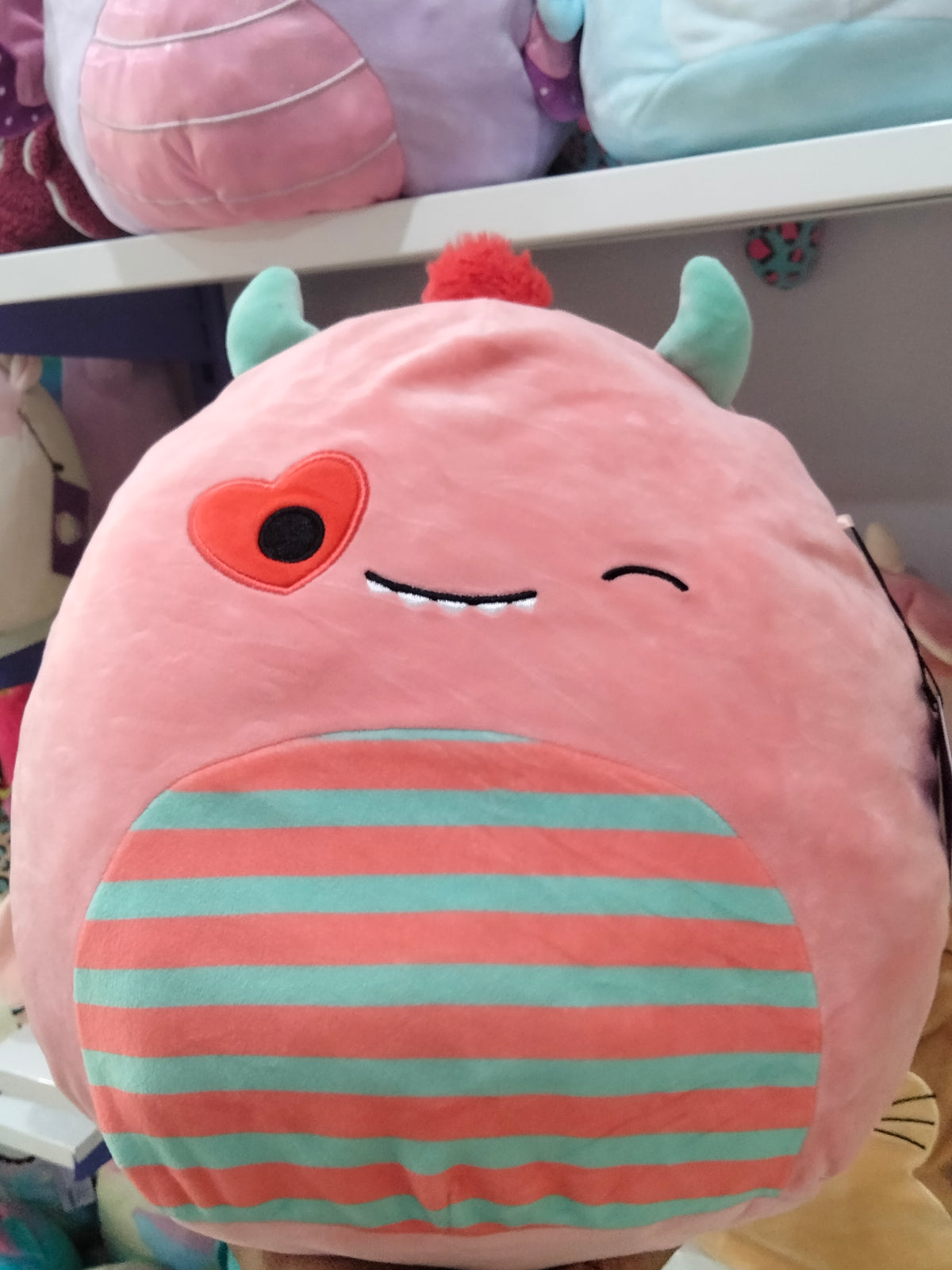 Squishmallows Willett the Monster plush from