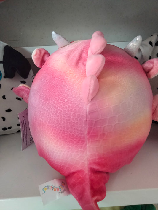 Squishmallows Celestina the Dragon plush toy.