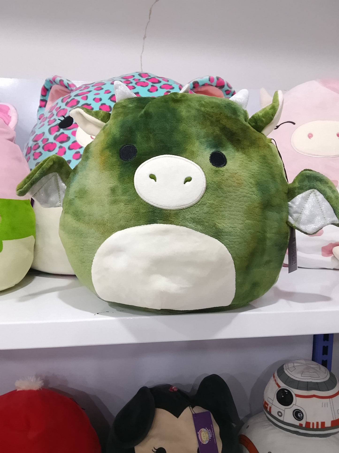 Squishmallows plush toy featuring Duke the Dragon.