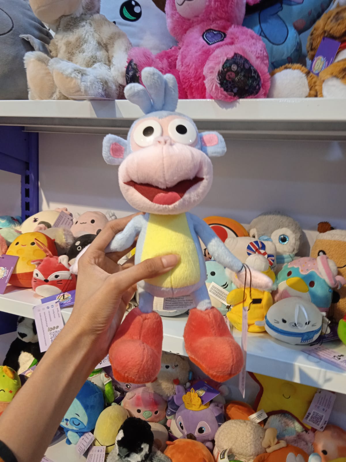 Boots the Monkey Plush Toy