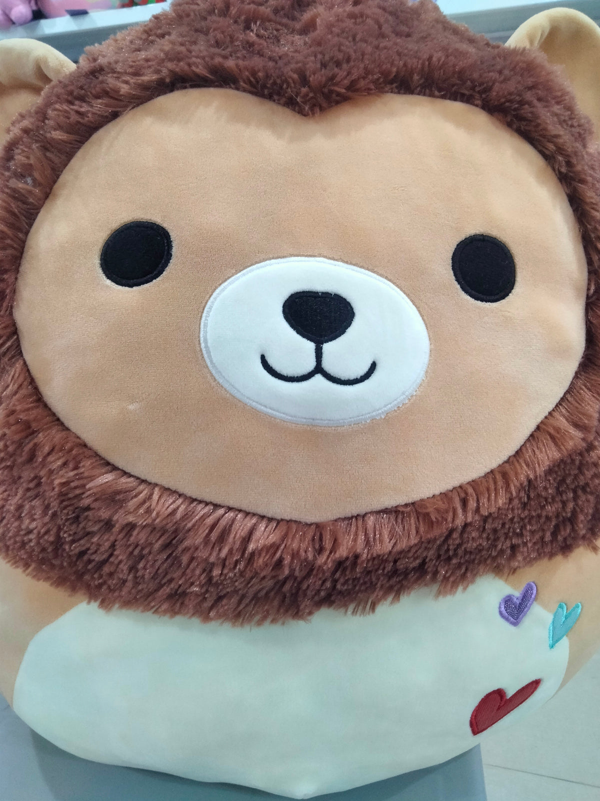 Squishmallow plush toy, Francis The Lion.