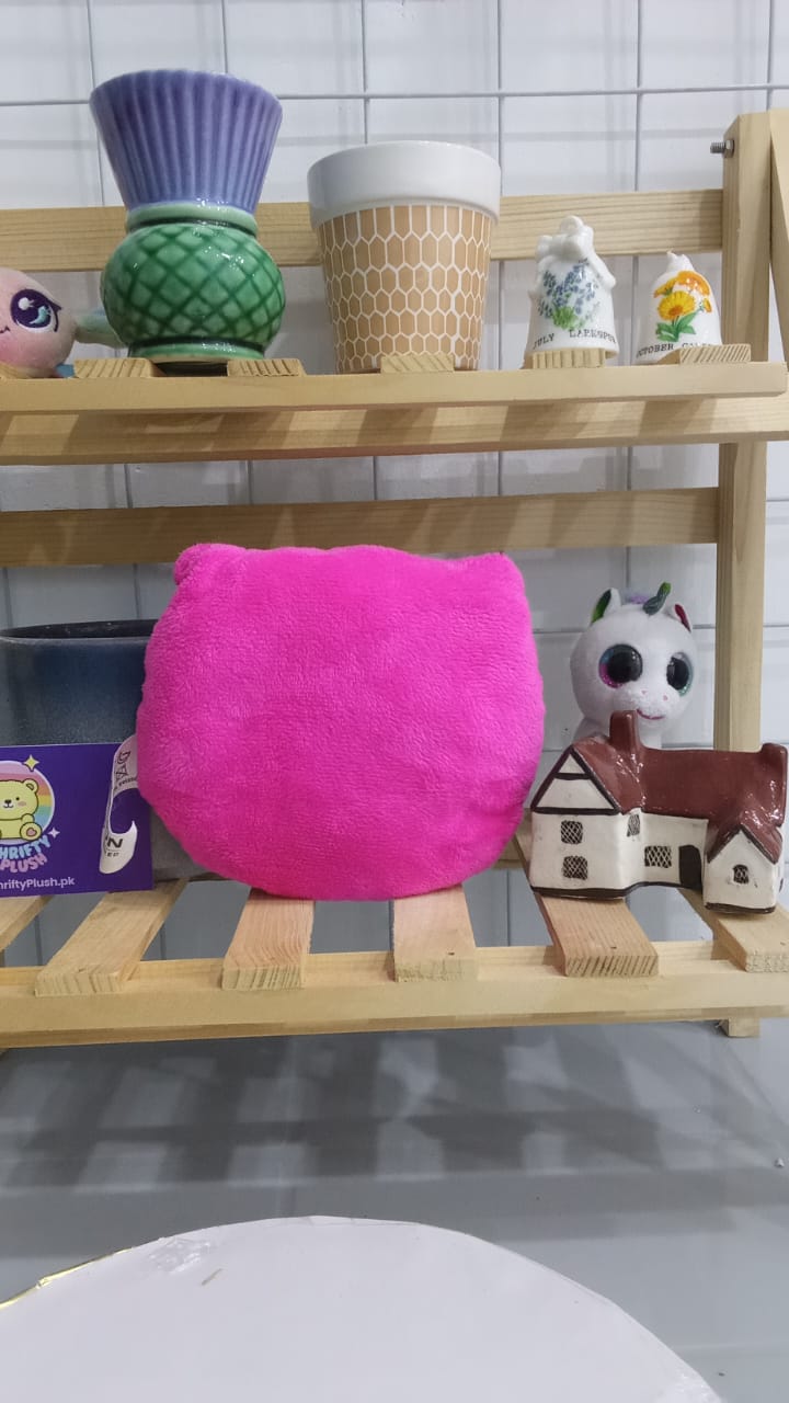 Pink, Owl-Shaped Plushie