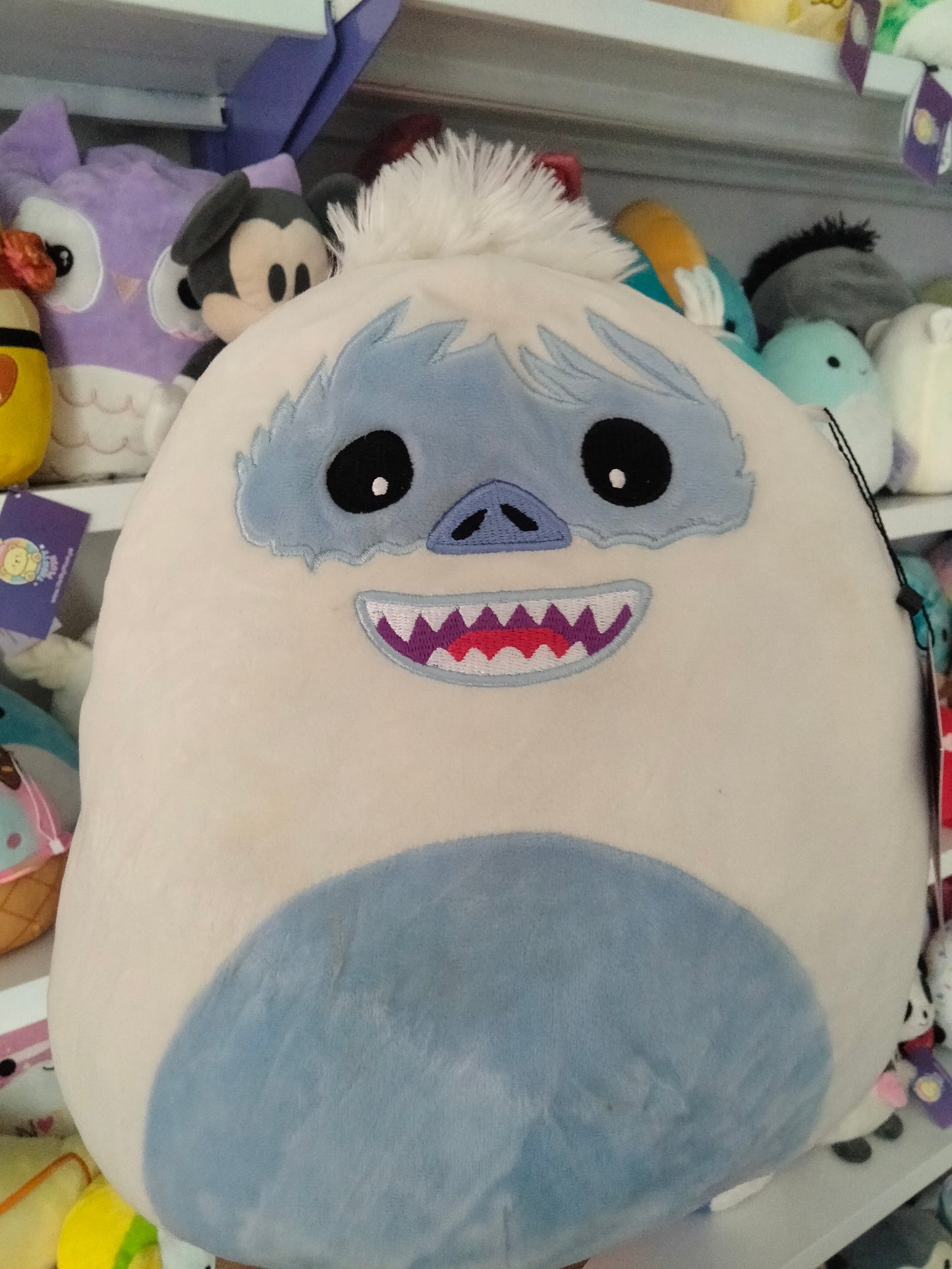 Squishmallows 8" Abominable Snowman plush collectible, specifically the character Bumble from Rudolph the Red-Nosed Reindeer