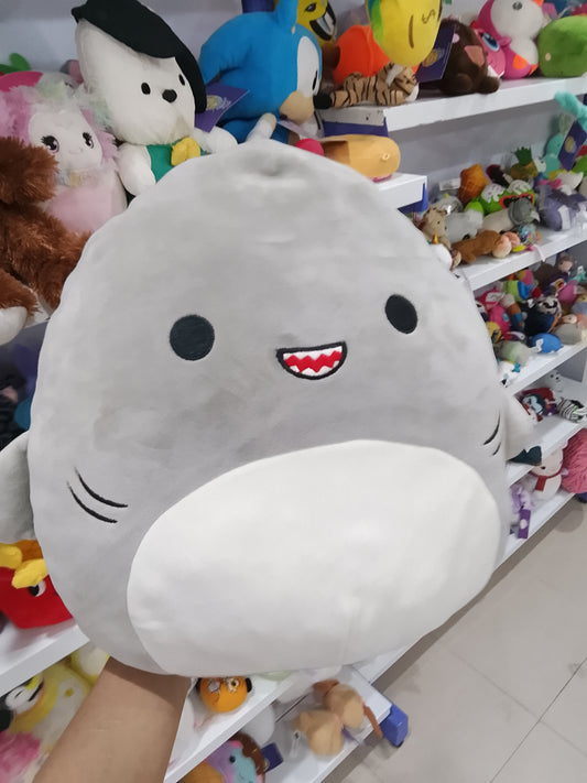 Kellytoy Squishmallows Gordon the Shark plush toy.