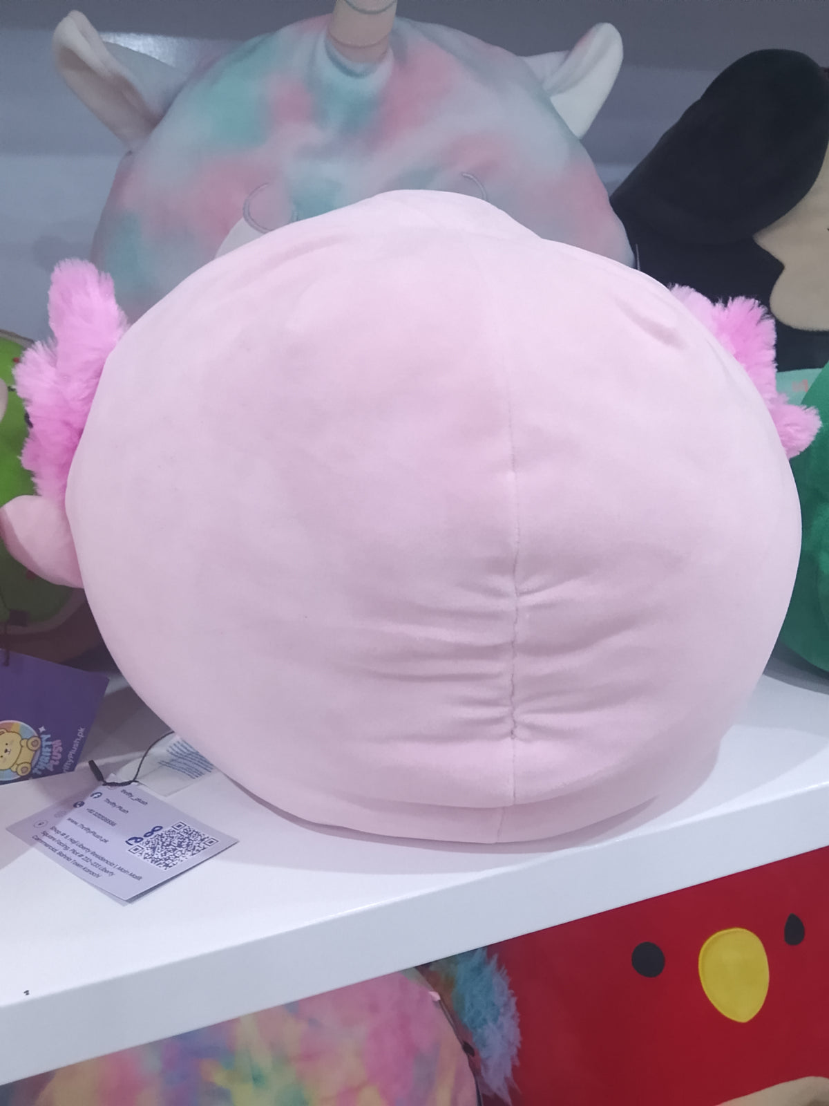 Build-A-Bear Workshop Pink Axolotl Skoosherz plush