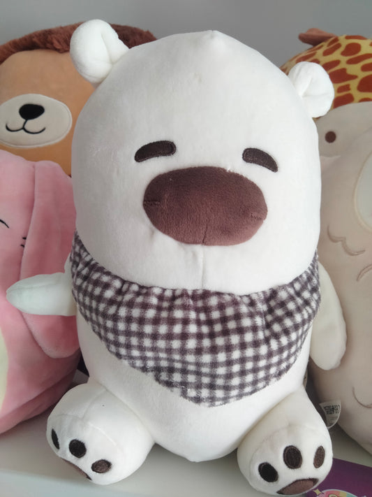 Chubby Bear" or "We Bare Bears" collection by Miniso.