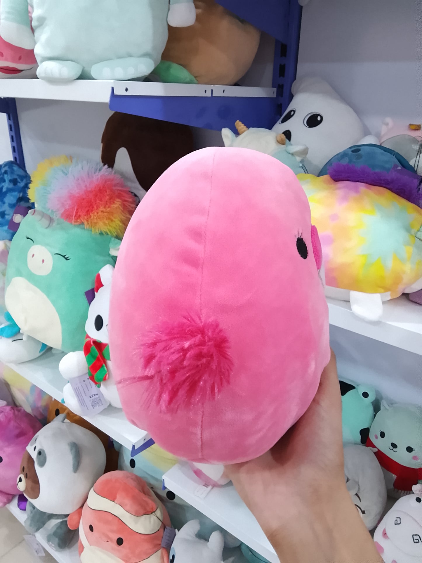 Squishmallows Cookie the Flamingo Plush Toy.
