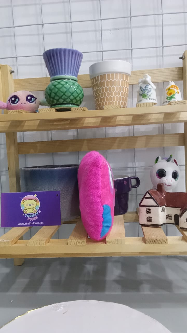 Pink, Owl-Shaped Plushie