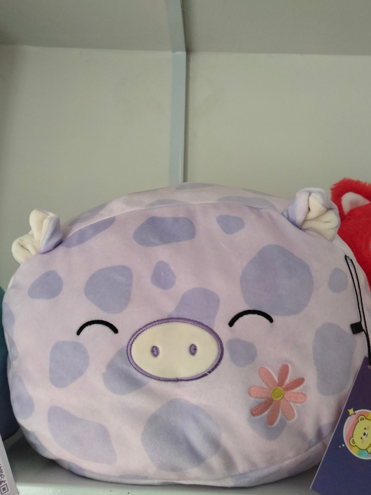 Squishmallows Stackables 12" Pammy the Purple Spotted Pig plush toy