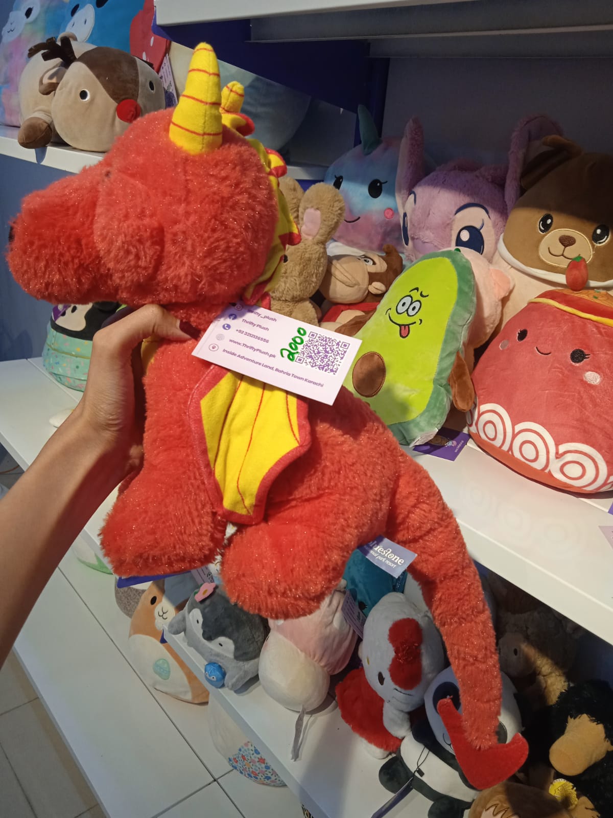 Red dragon stuffed animal Plush Toy