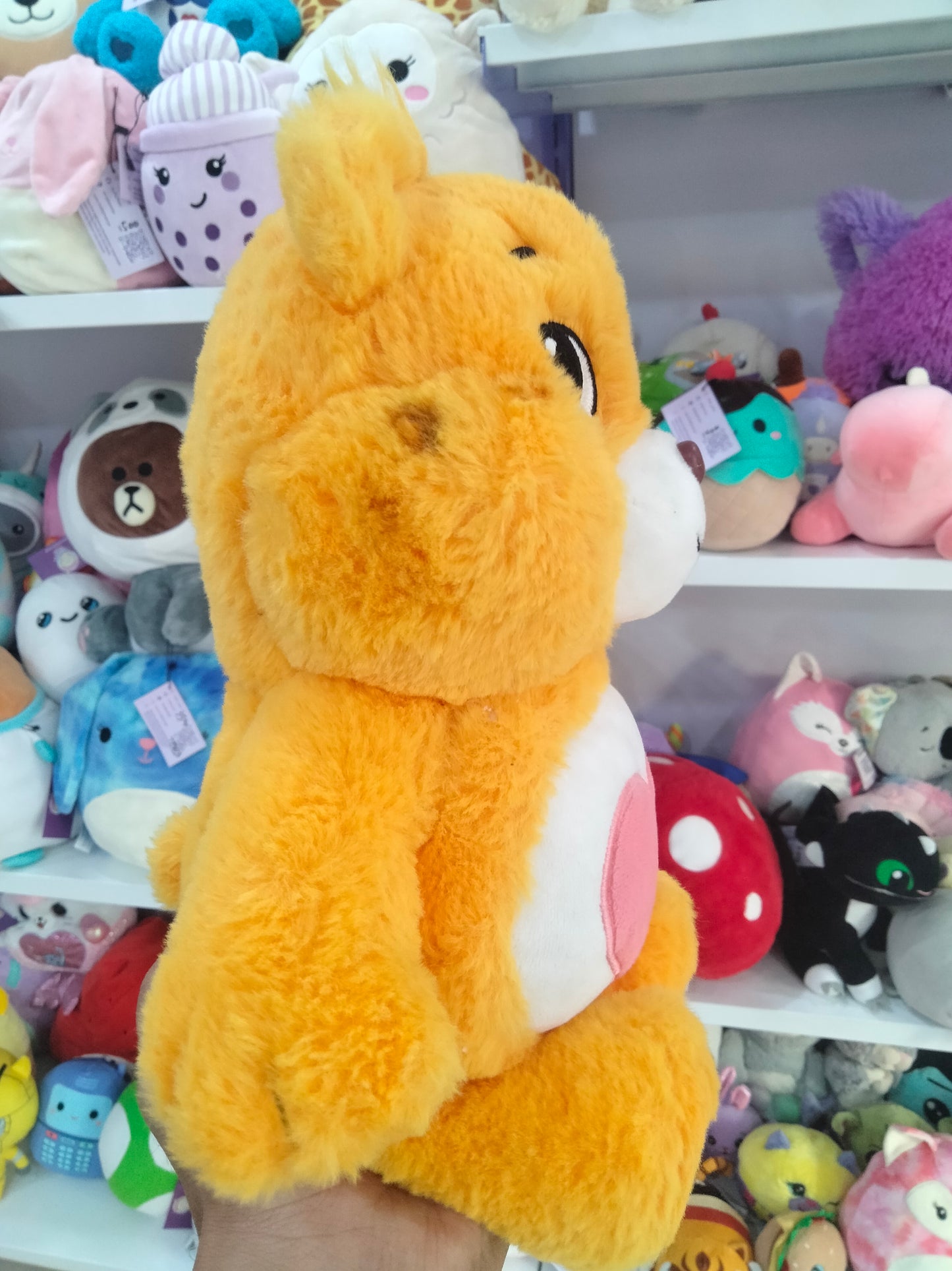 Tenderheart Bear stuffed animal with plush