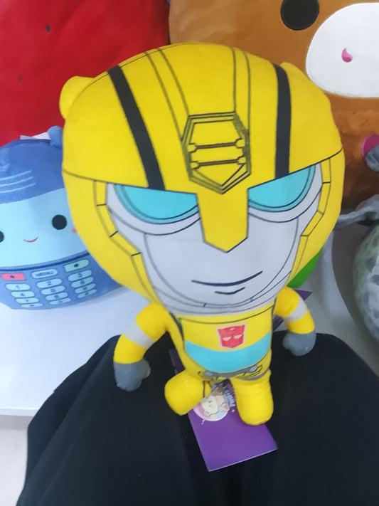 Symbiote Studios Bumblebee Transformers plush toy.