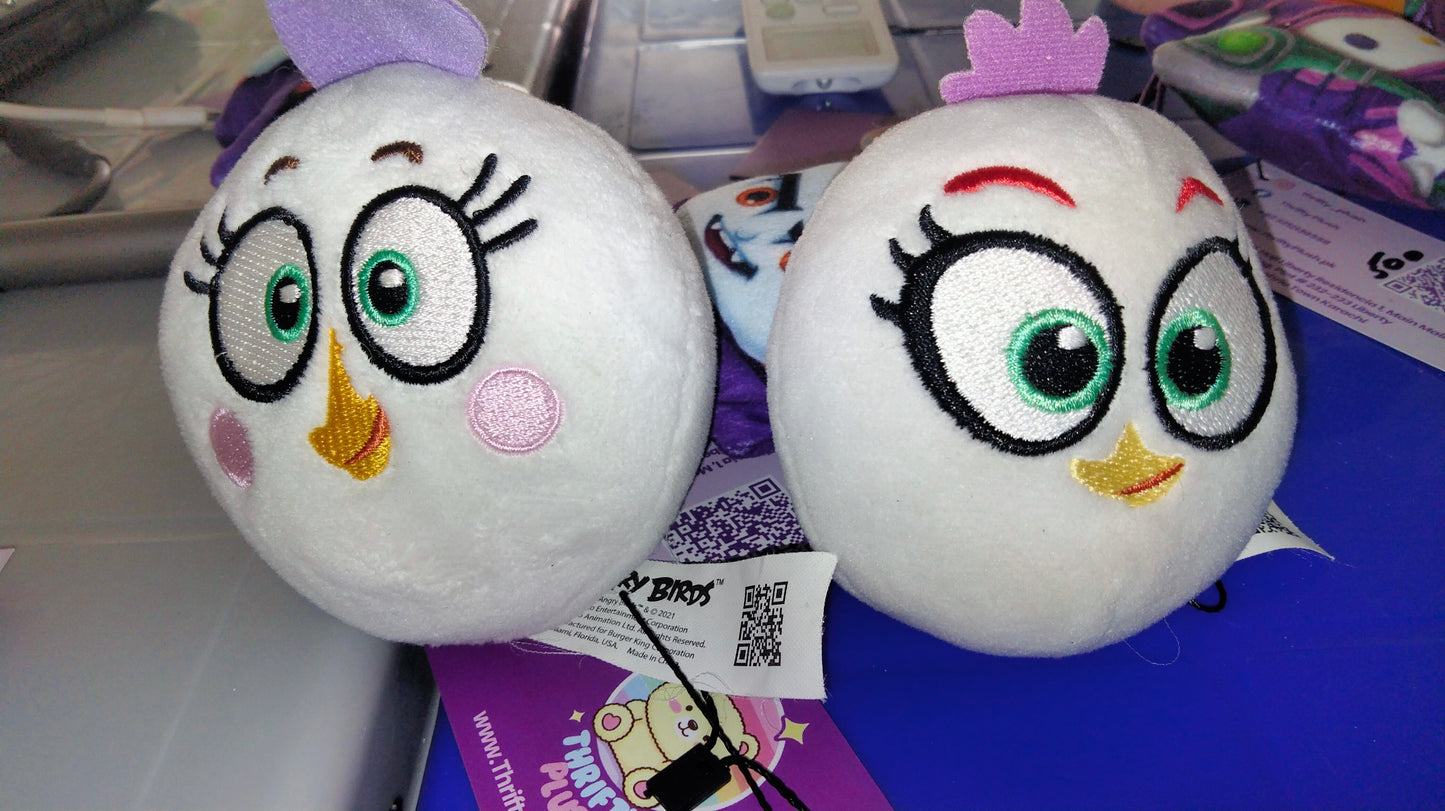 Angry Birds Matilda promotional plush toy.