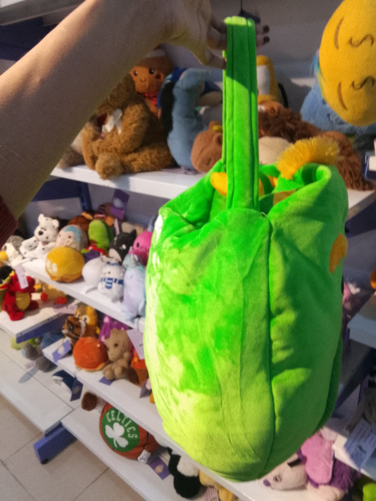 Squishmallows Callum the Monster Halloween Trick-or-Treat Candy Pail.