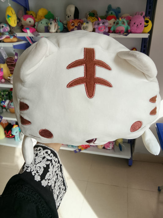 Furyu Nemuneko white cat plush cushion Plush toy.