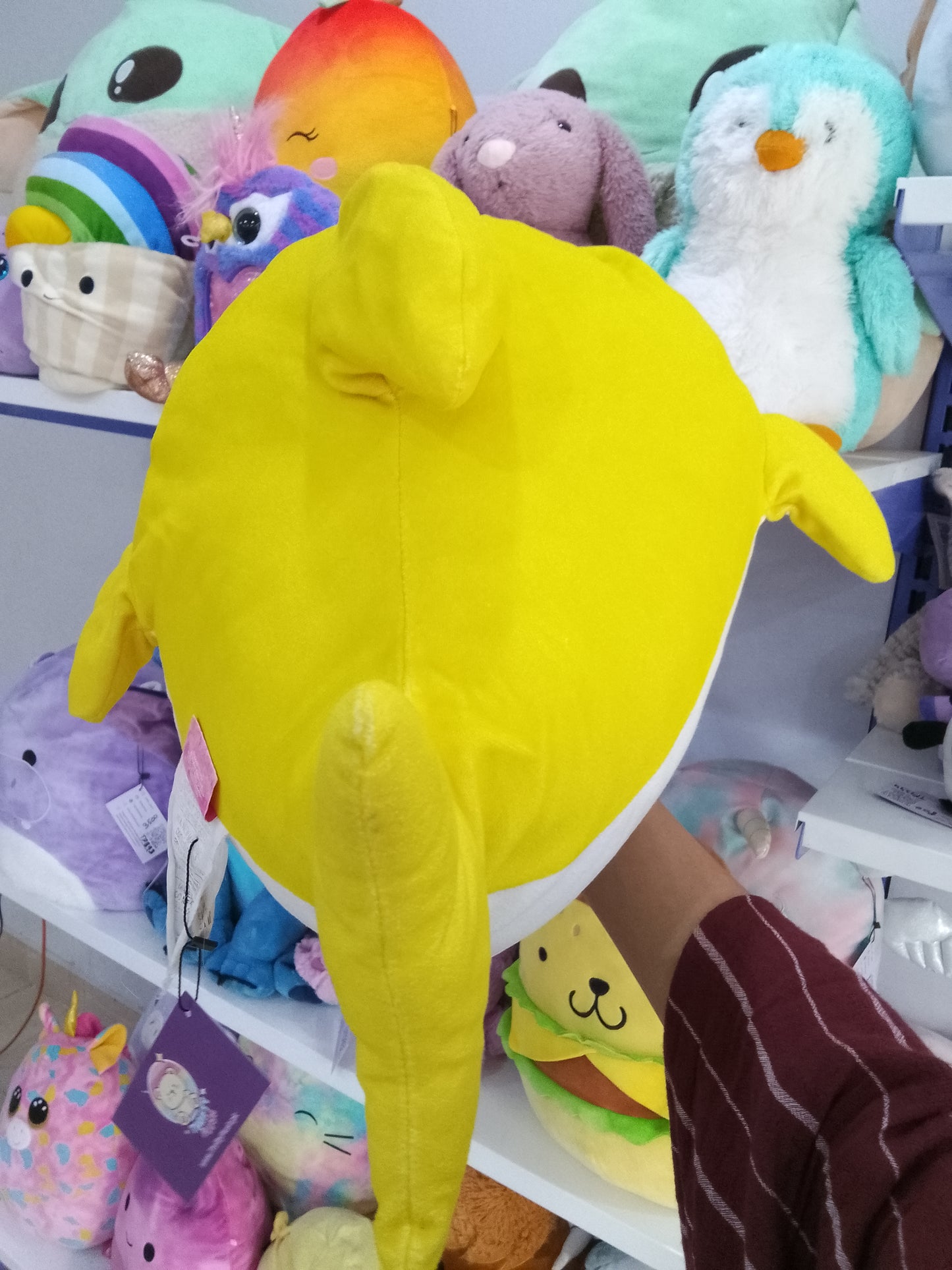 Pinkfong Baby Shark plush toy.