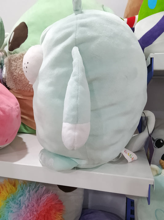Mint green Hippo Plush Toy.