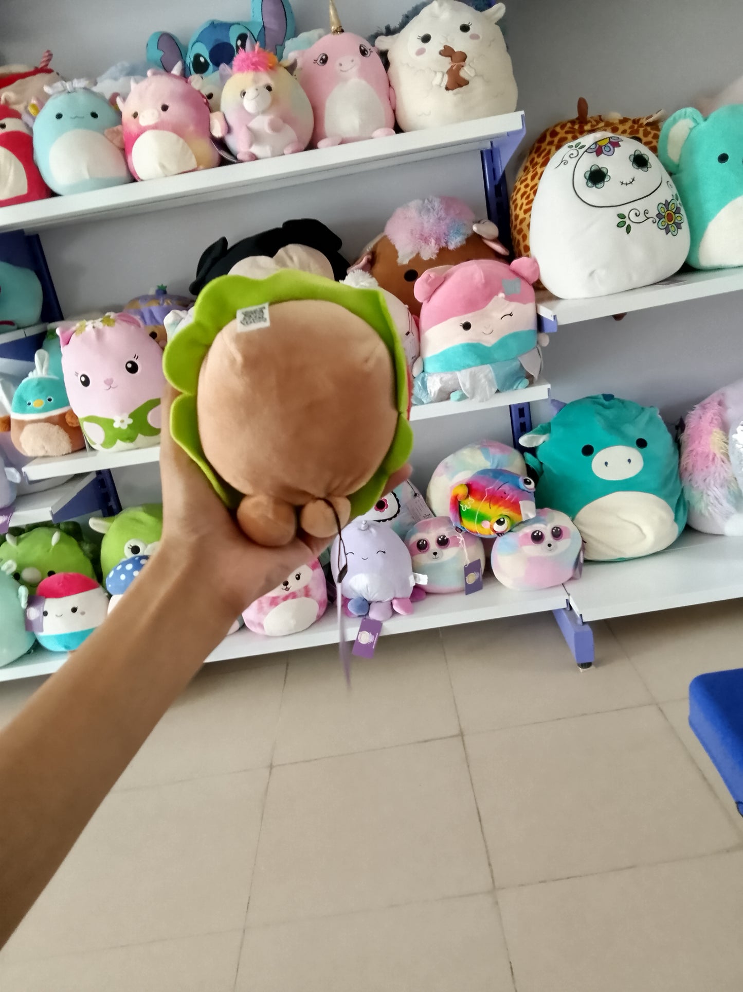 Hamburger themed soft Plush toy.