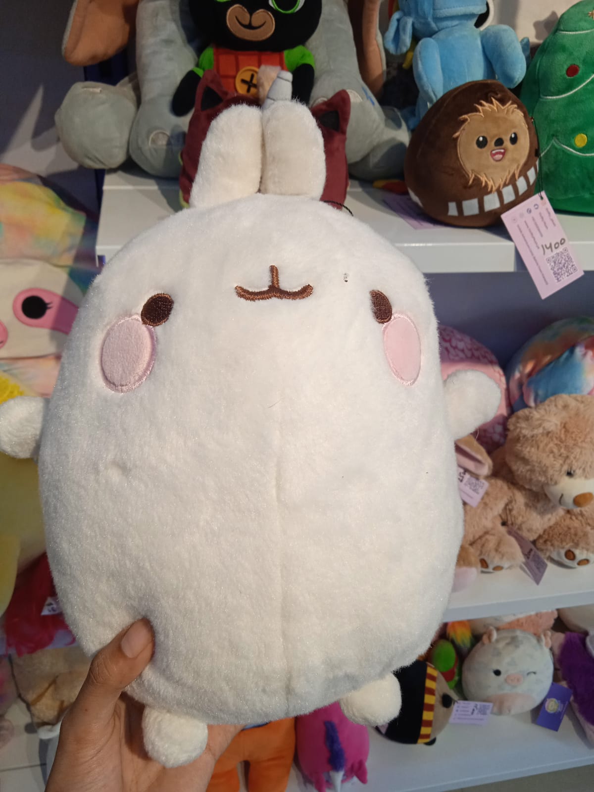 Molang the Bunny Plush Toy.