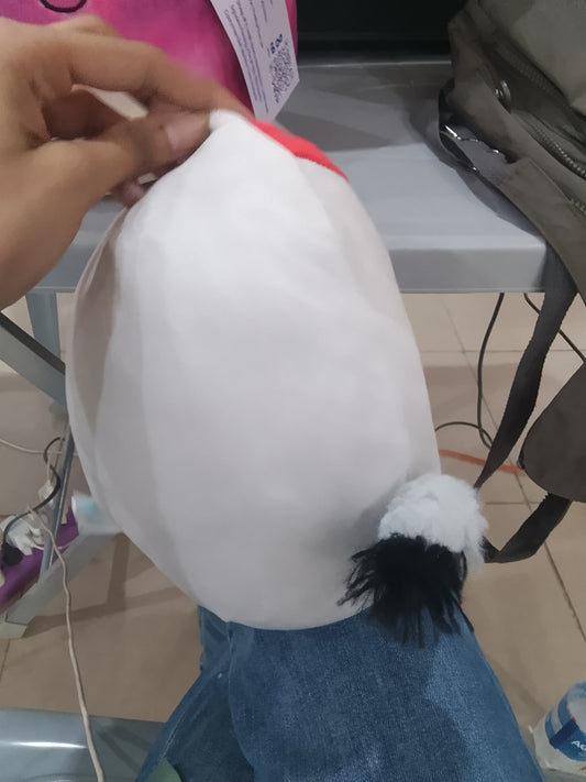 Squishmallow Basma the Whooping Crane plush toy.