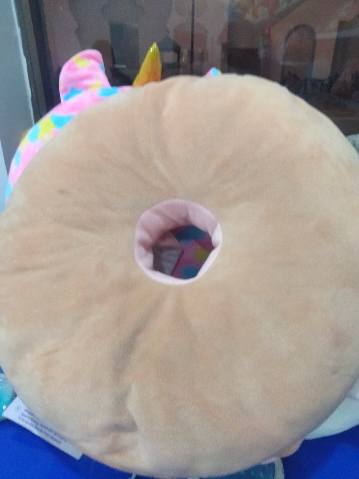 Tofu Cute Kawaii Animal Doughnut Plush Mini Cushion.