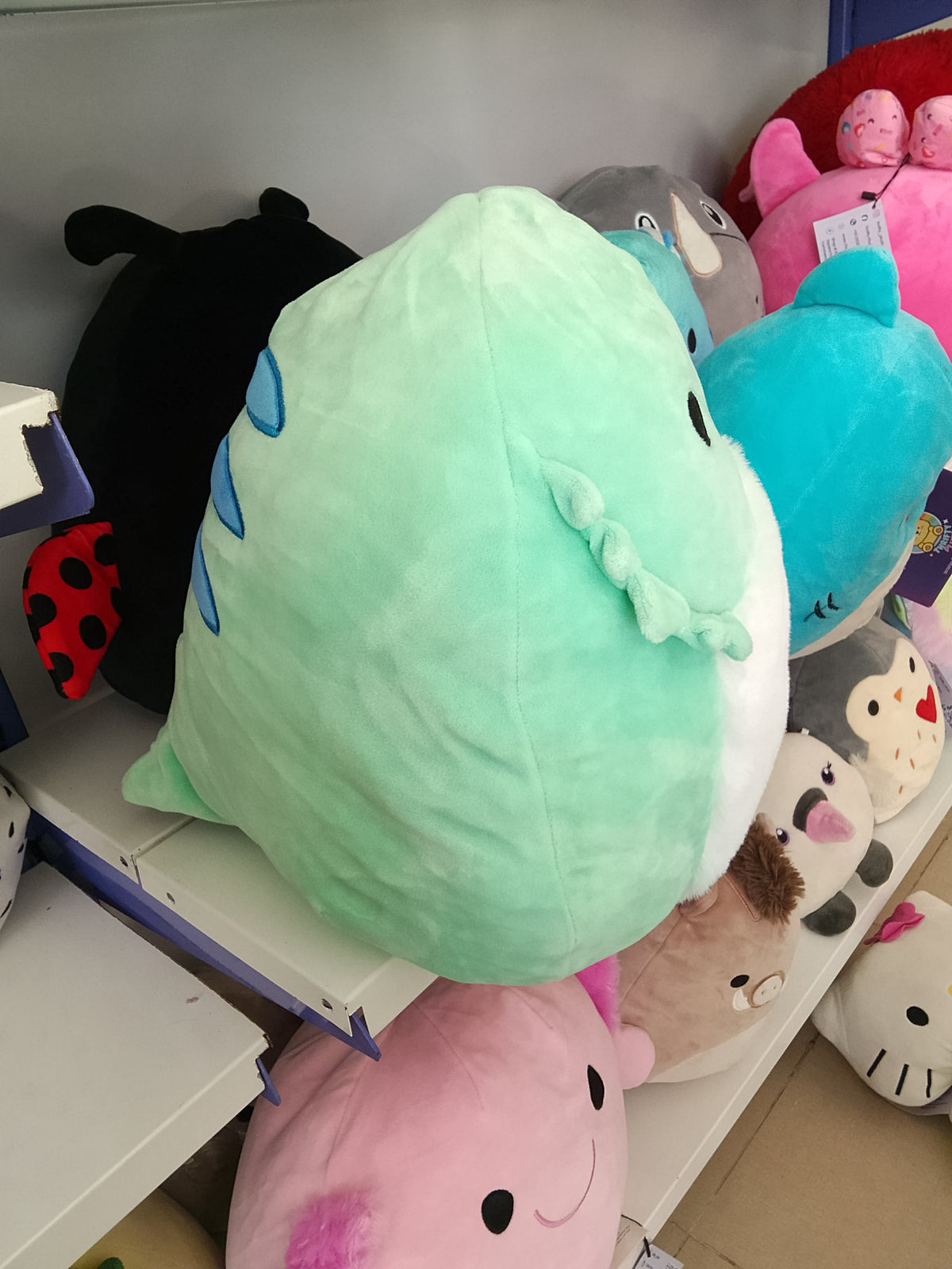 Squishmallows Abe the Bearded Dragon plush toy.