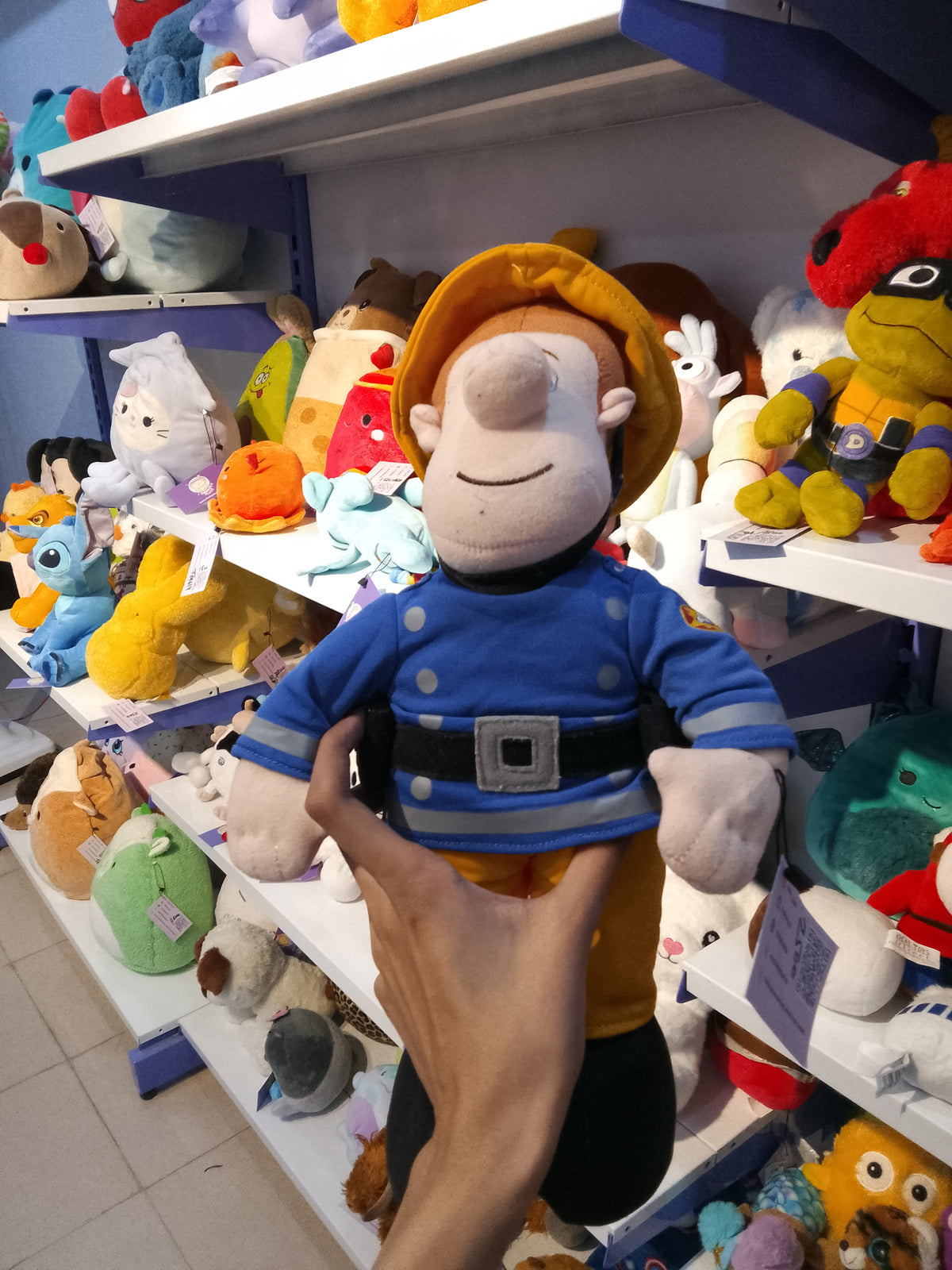 Fireman Sam Talking Plush Toy.