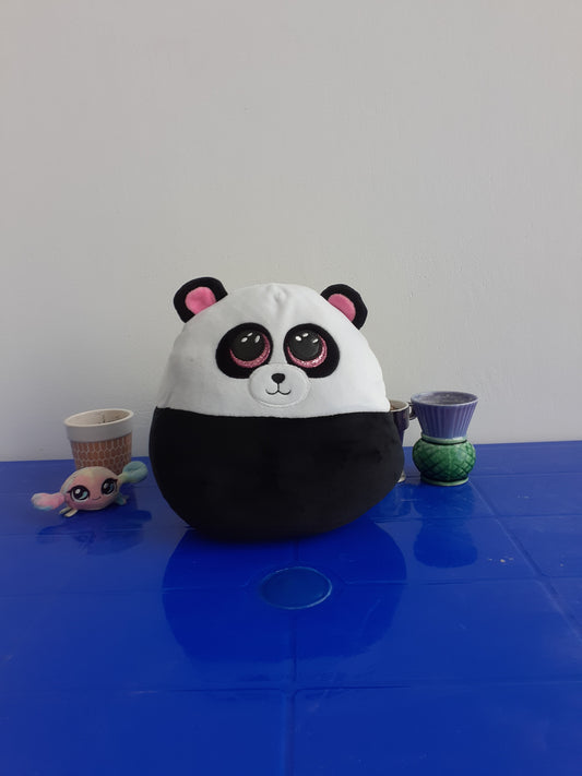 Ty Bamboo Panda Squish-A-Boos, a soft, cuddly Plushie