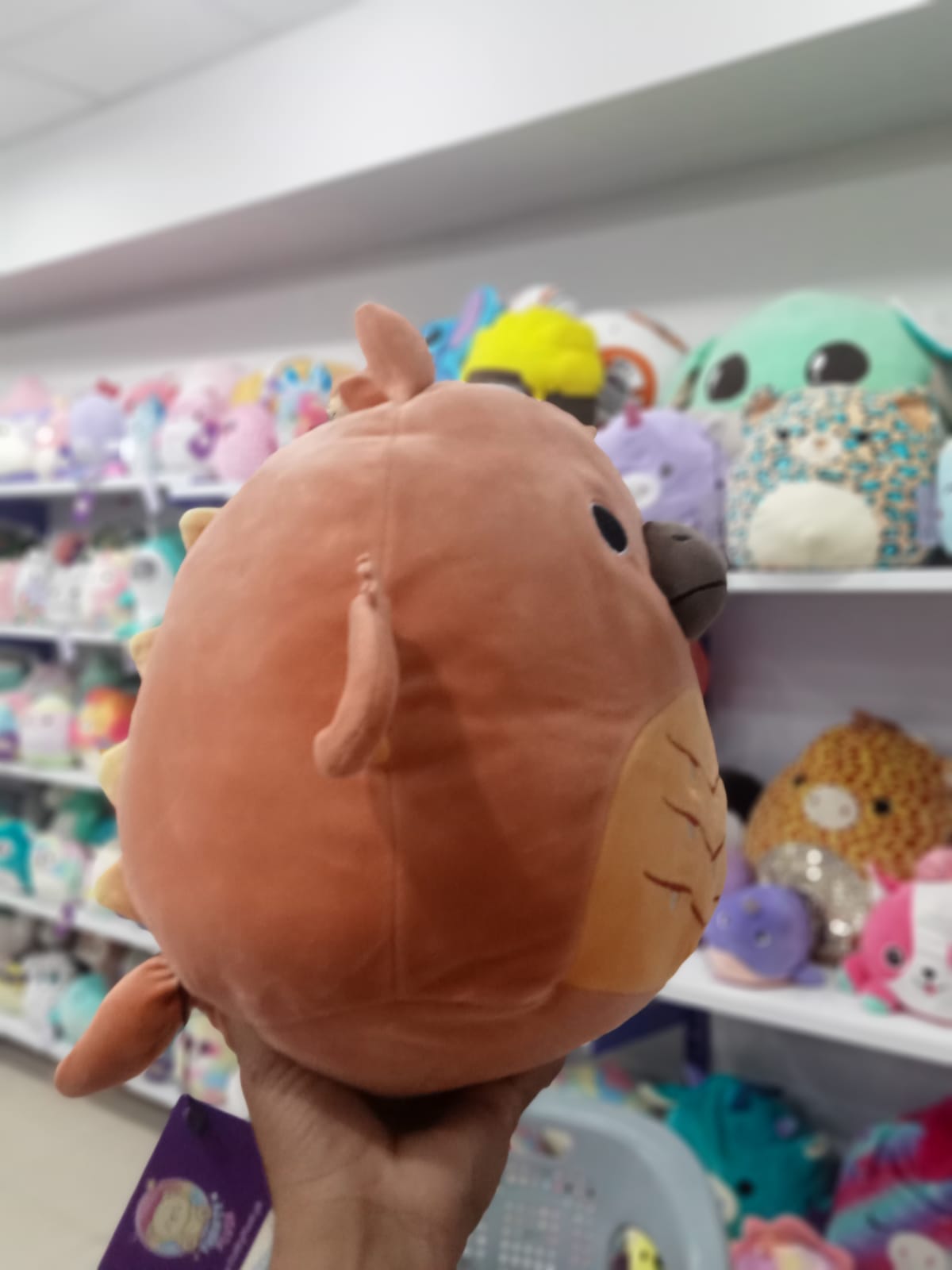 Squishmallows Godzilla Rodan plush toy.
