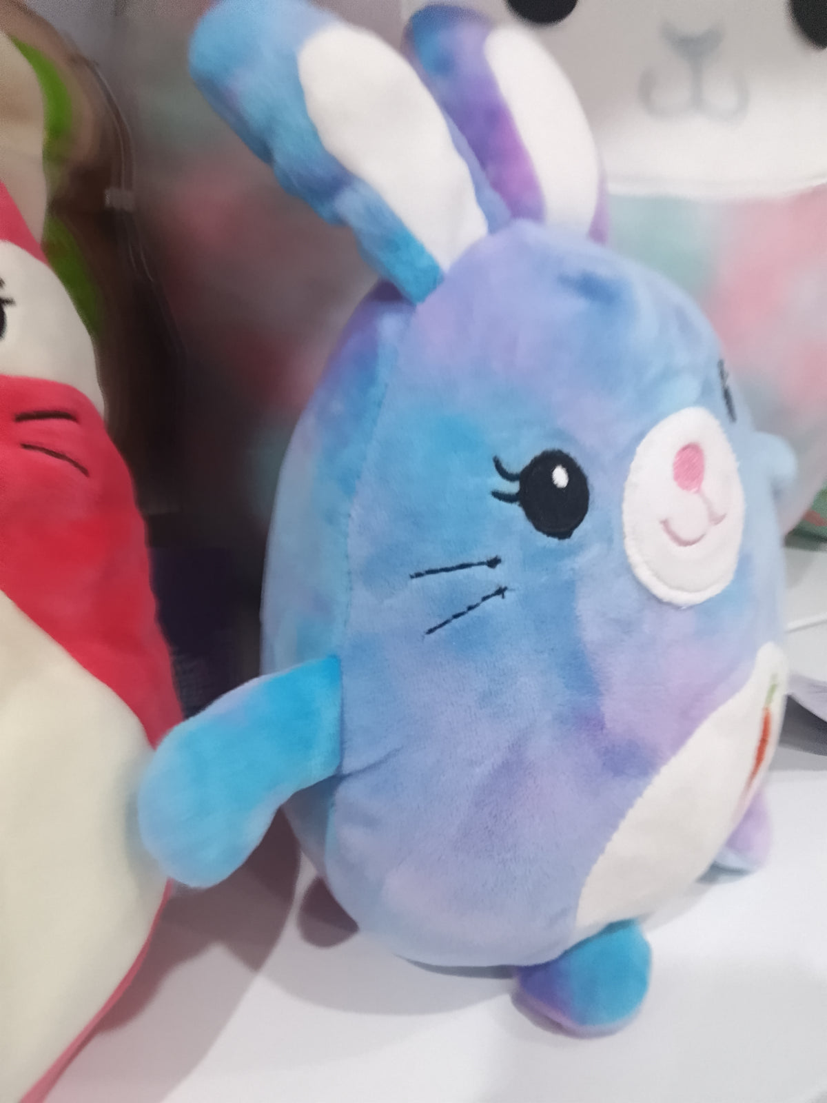 Squishmallows Tie-Dye Easter Bunny plush toy