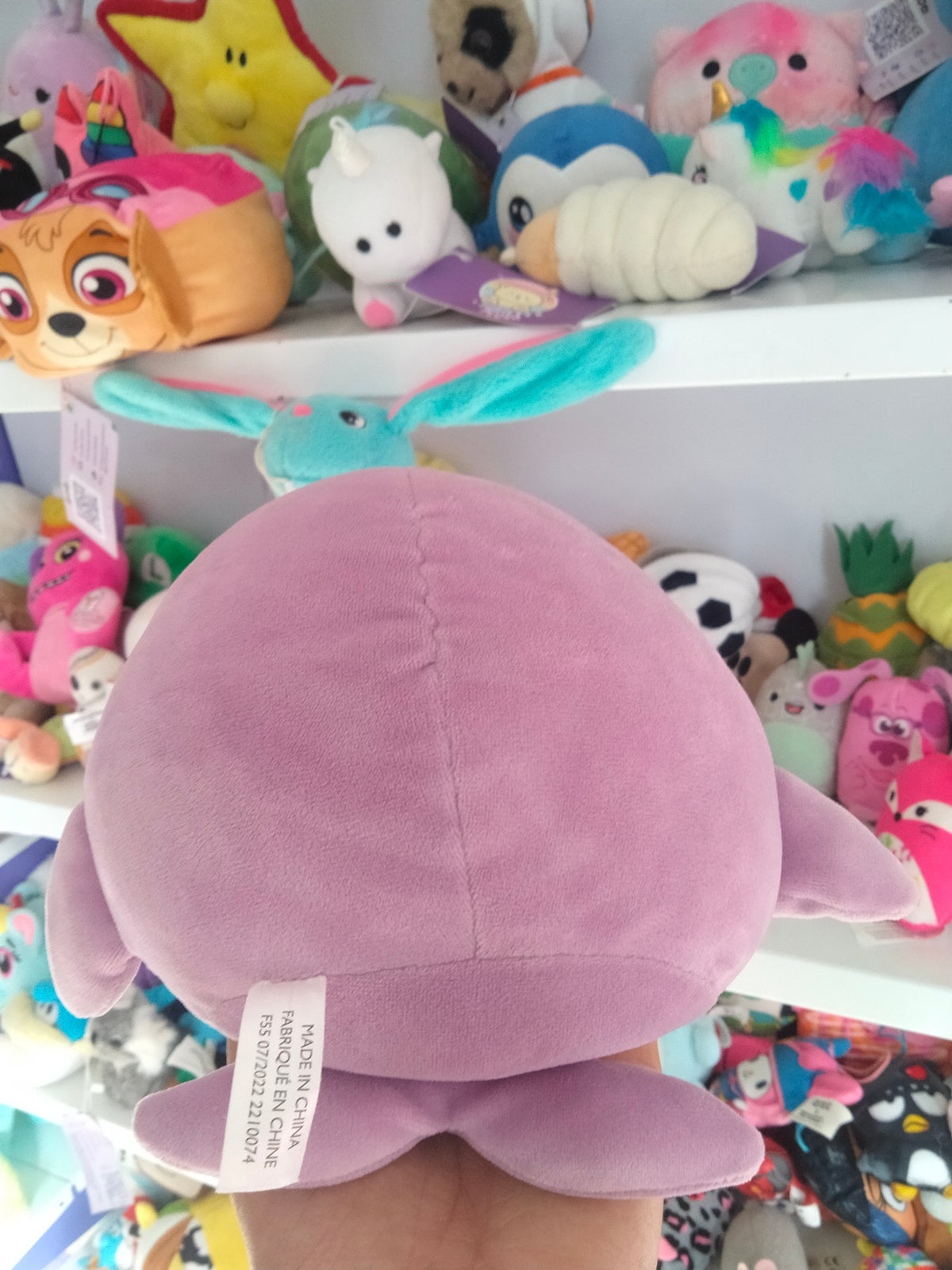 purple narwhal plush