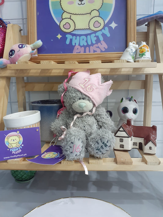Me To You" 16th Birthday Teddy Bear, Plushie