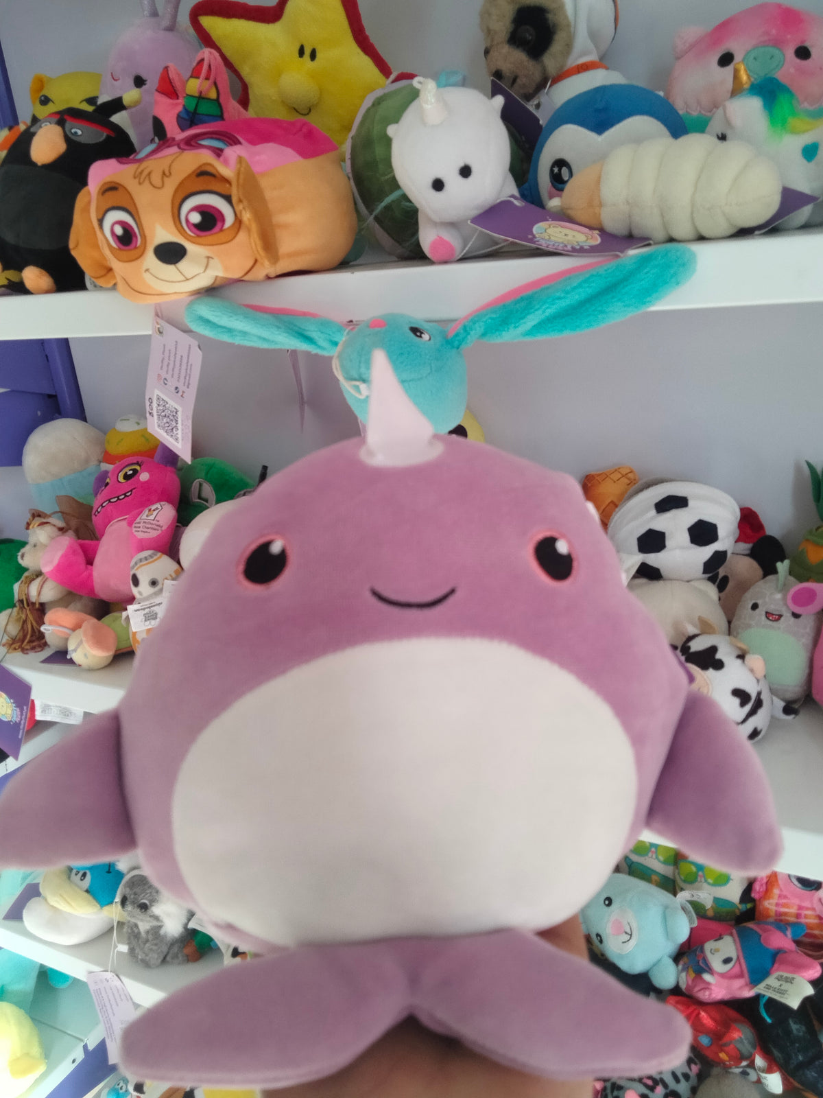 purple narwhal plush
