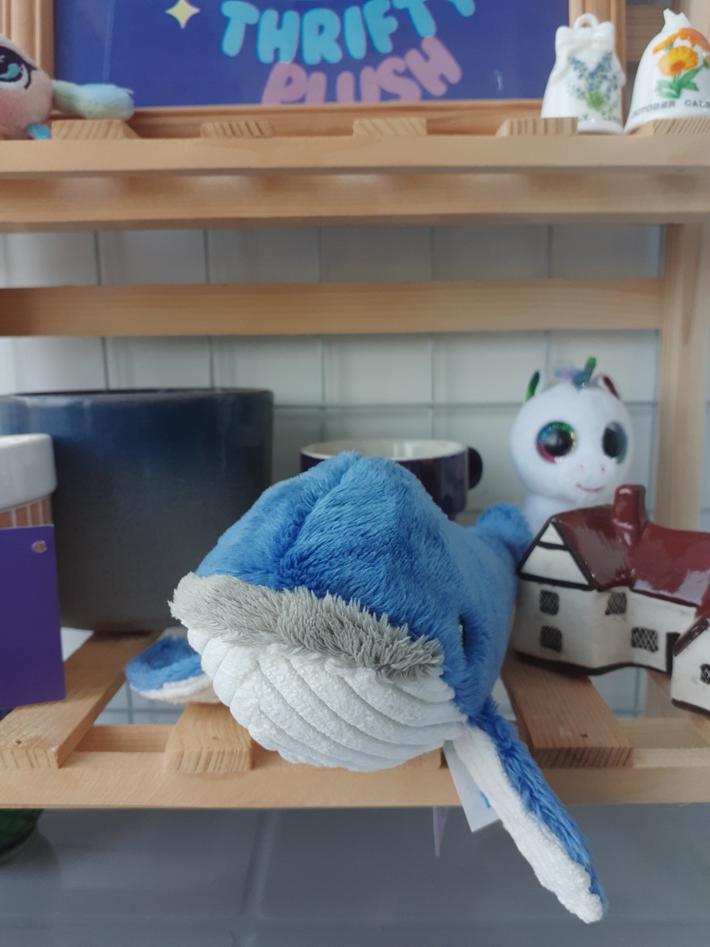 Les Ptipotos Whale Baby Plushie