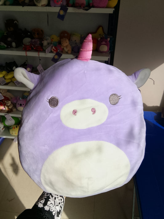 Kellytoy Squishmallows Astrid the Purple Unicorn plush.