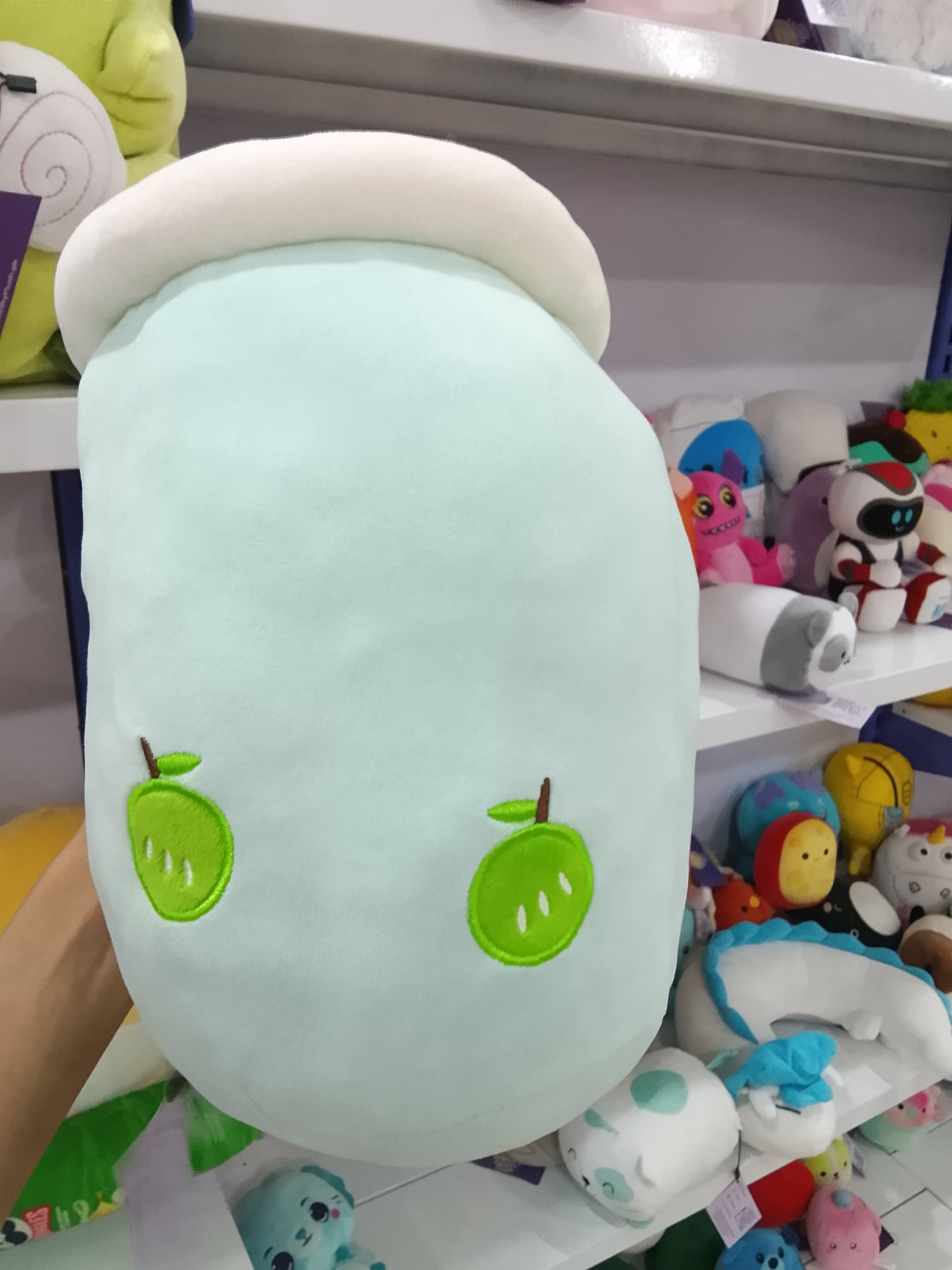 Green Apple Boba Tea Plush Toy