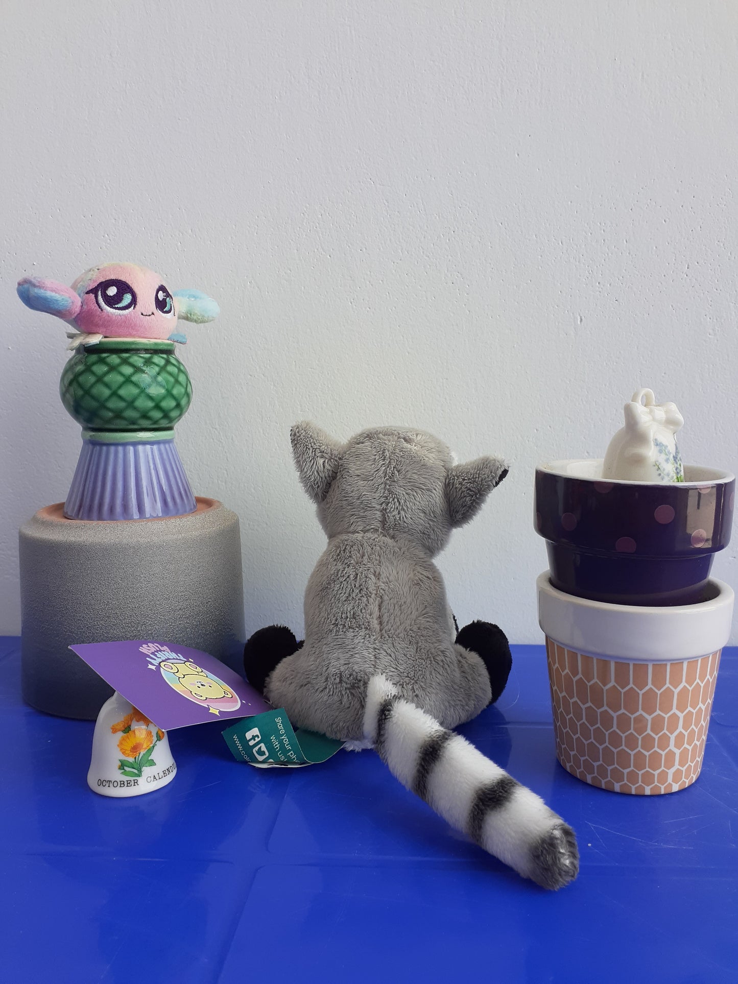 Plush Toy Resembling A Ring-Tailed Lemur,