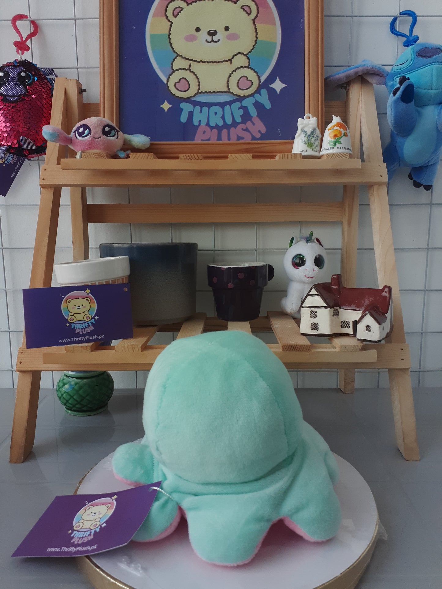 Reversible Octopus plushie