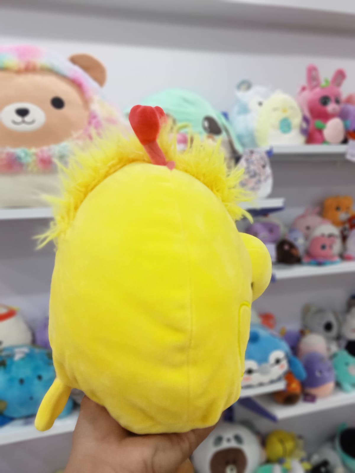Woodstock from the Peanuts squad of Squishmallows plush toy.