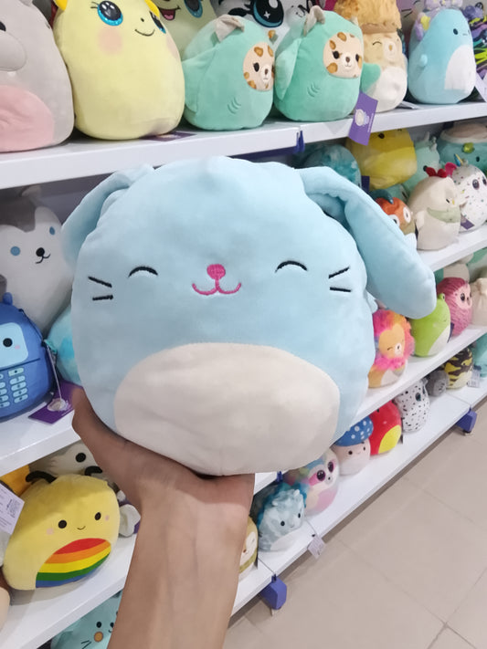 Squishmallow Buttons the Blue Bunny Plush Toy.