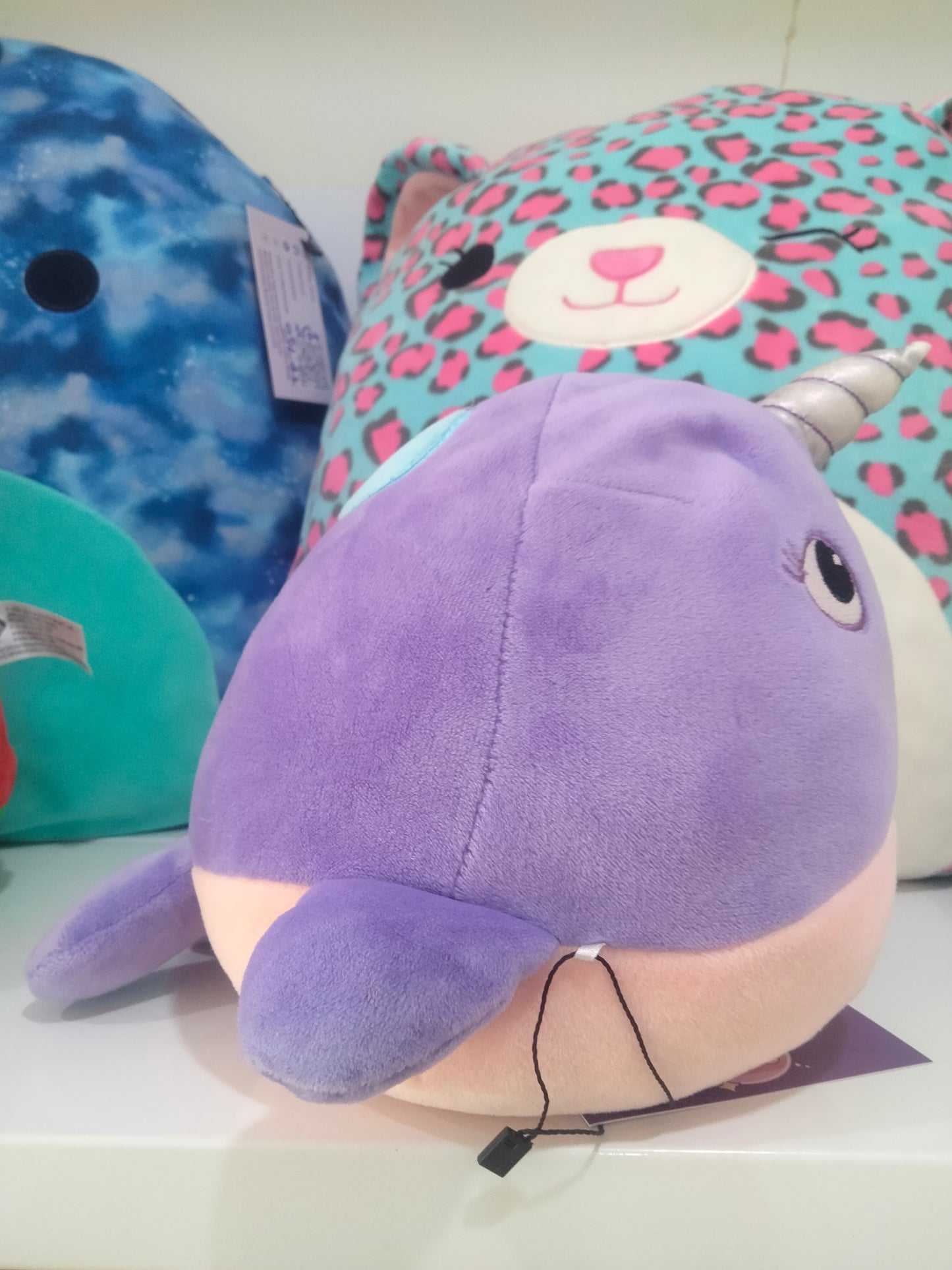 Animal Adventure Purple Narwhal Stuffed Animal.