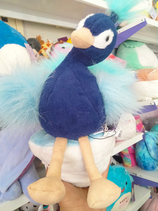 Aurora World Luxe Boutique Mora Peacock stuffed plush toy.